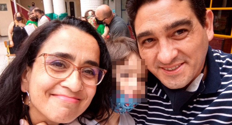 El hombre que asesinó a su hijo y esposa en Vicente López. Foto: redes sociales.