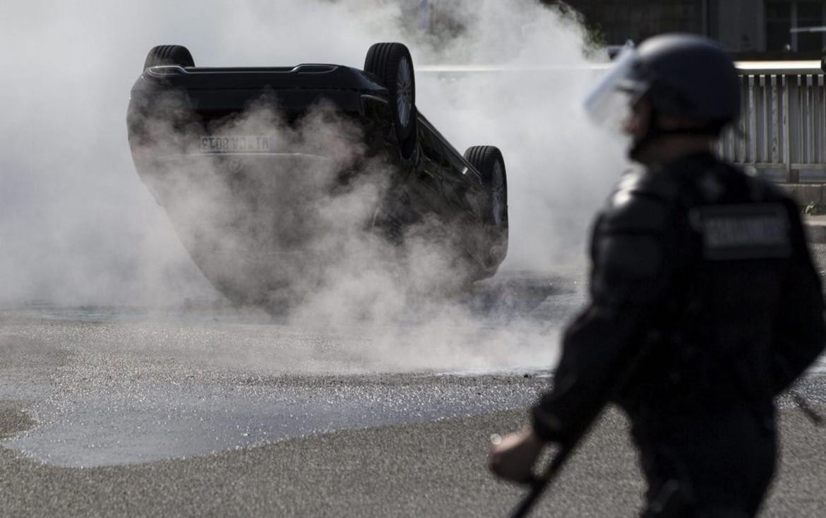 Protestas contra Uber, foto EFE