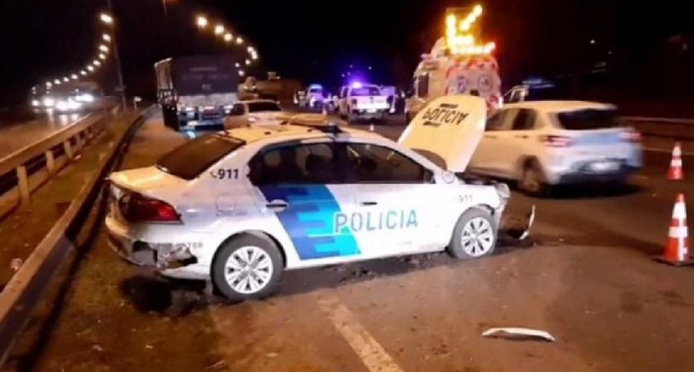 Persecución y violento choque en la Panamericana, NA