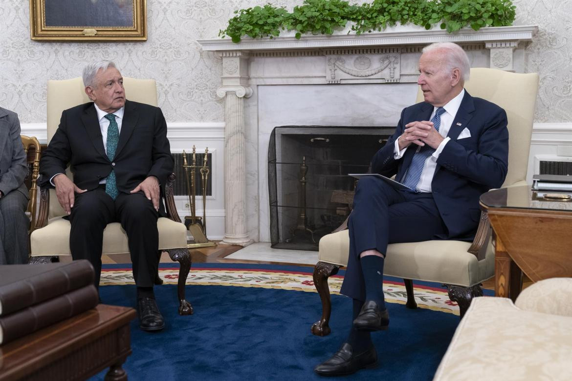 Joe Biden y Manuel López Obrador. EFE