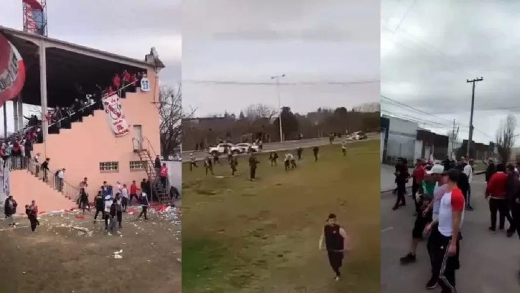 Incidentes en el encuentro entre Luján y Alem.