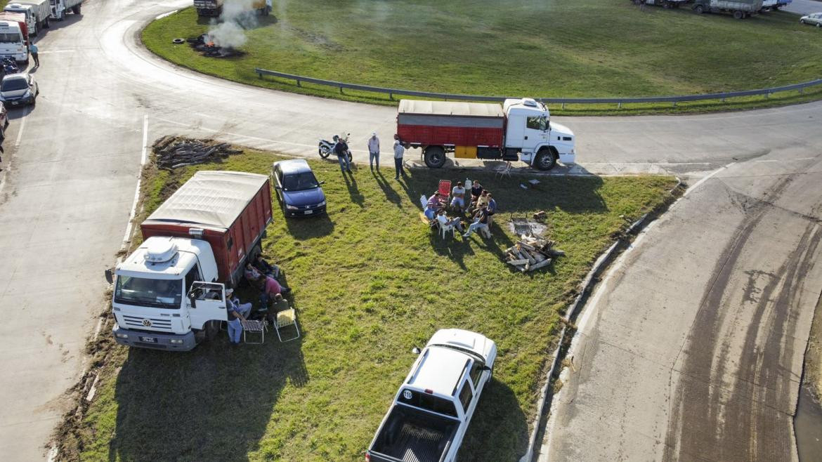 Paro del campo, paro de transportes, NA