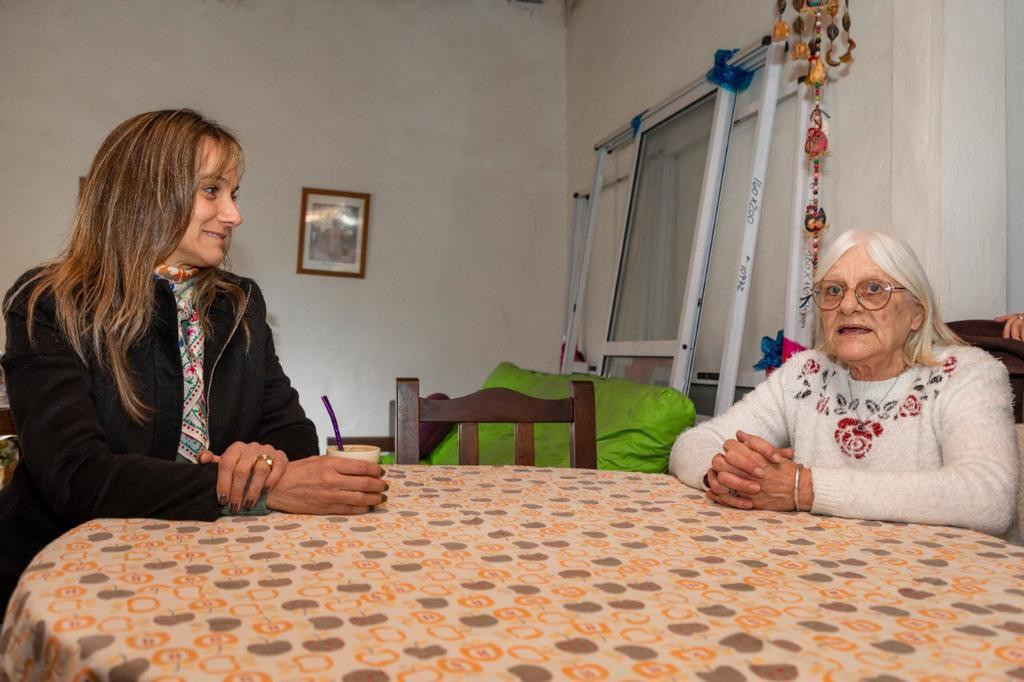 Malena Galmarini inauguró obra de agua potable en Benavídes. Foto: Prensa.