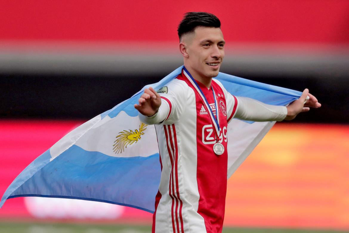 Lisandro Martínez, futbolista. Foto: EFE.