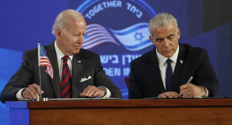 Joe Biden en Israel, EFE