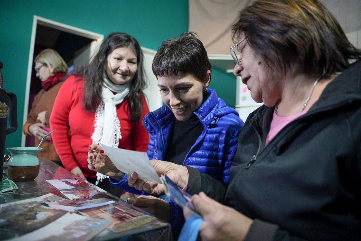 Mayra Mendoza supervisó obras en Quilmes