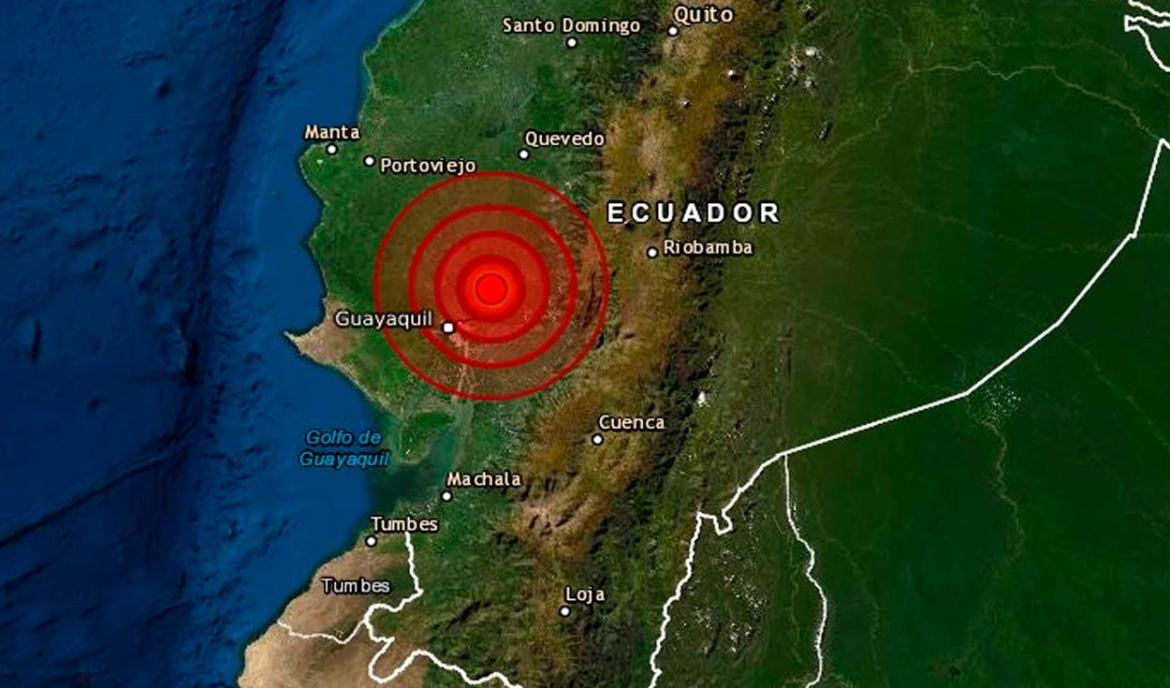 Sismo en Ecuador. Foto: Alerta Mundial