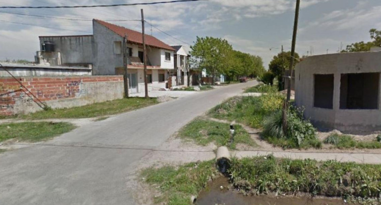 Femicidio en Villa Elvira. Foto: Google Maps.