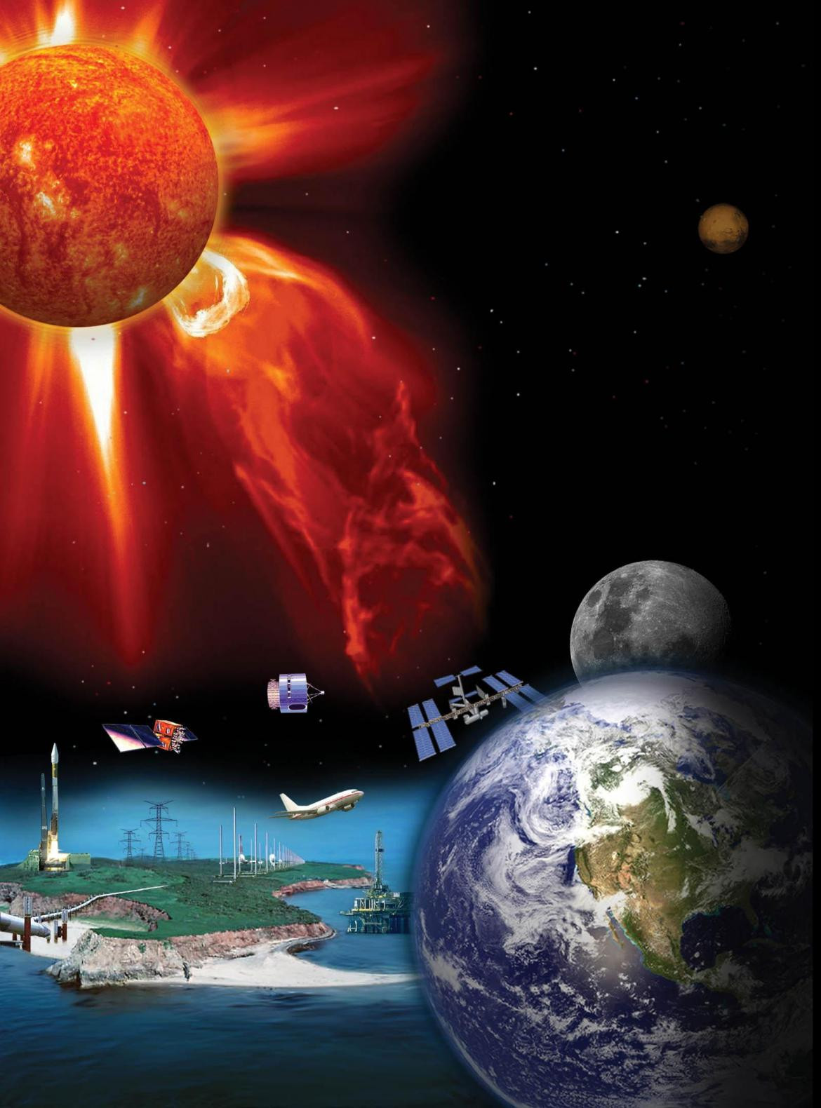 Tormenta electromagnética. Foto: NASA