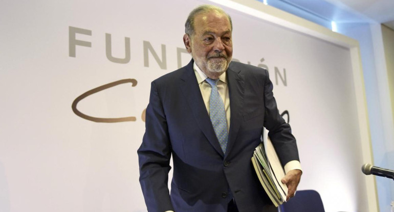 Carlos Slim, magnate mexicano. Foto: NA.