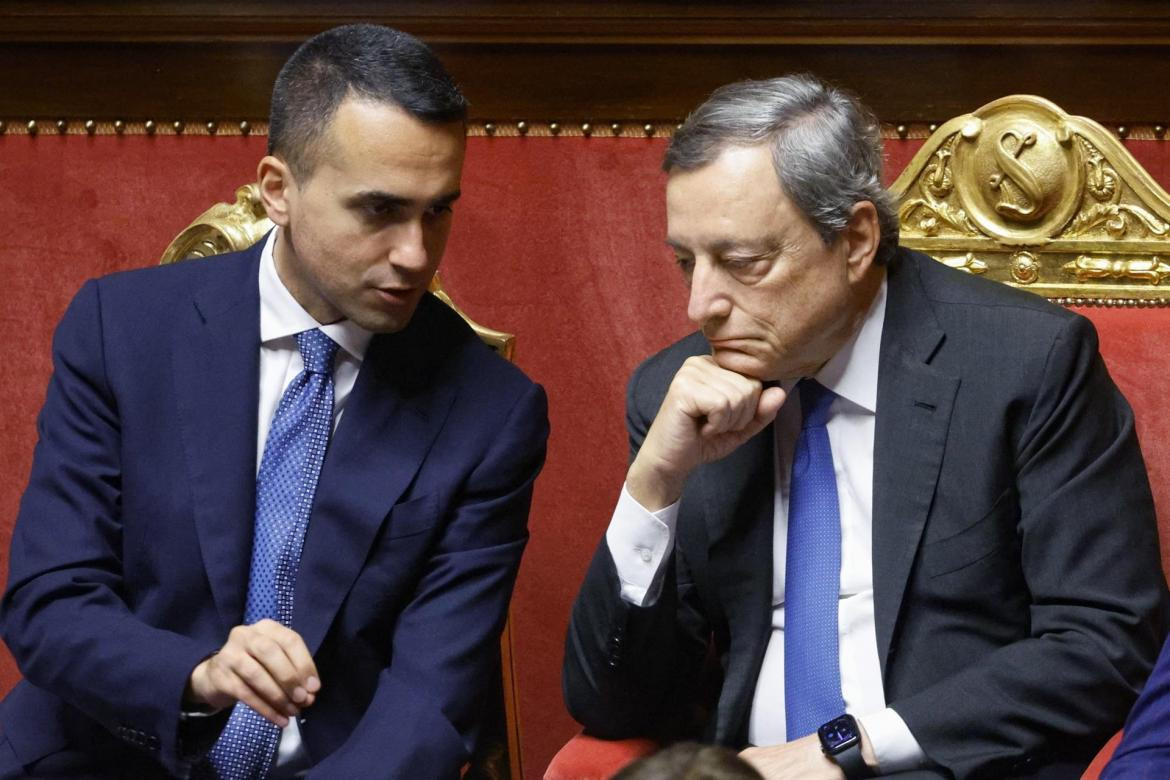 Luigi Di Maio y Mario Draghi, Italia, Gobierno, EFE