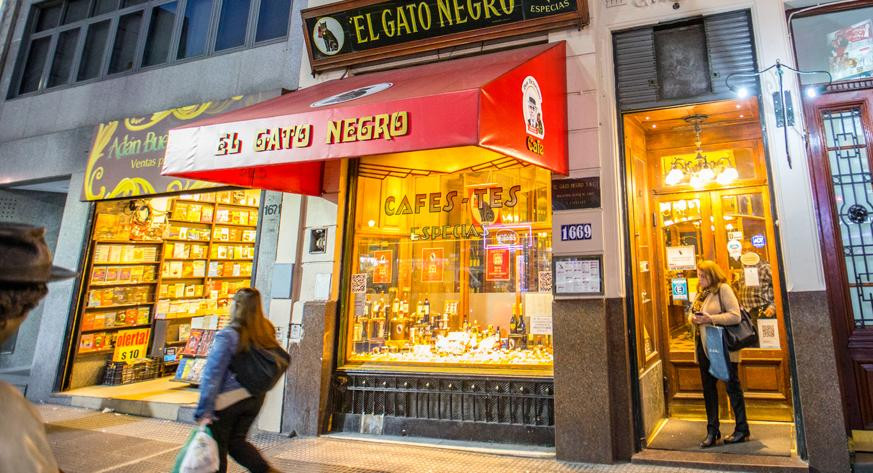 El Gato Negro, café de Buenos Aires. Foto: buenosairesturismo.
