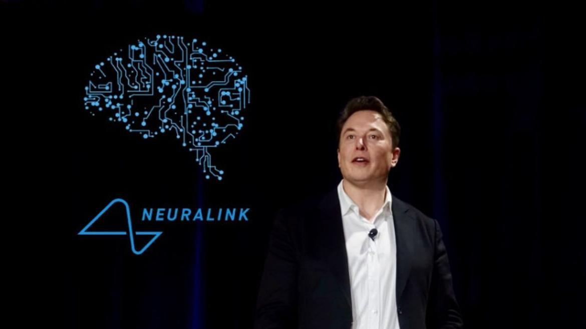 Elon Musk presentando Neuralink