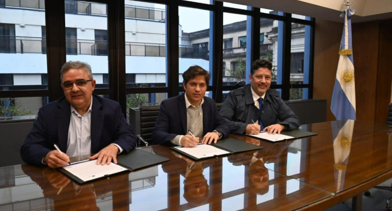 Provincia y Catamarca firmaron un acuerdo. Foto: prensa