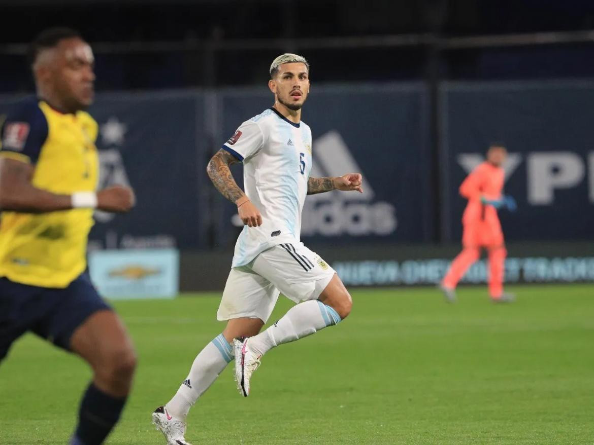 Leandro Paredes, futbolista. Foto: EFE.