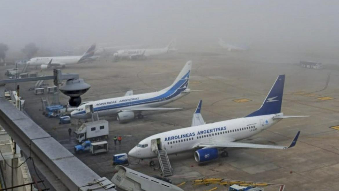 Niebla en Buenos Aires. Foto: NA.