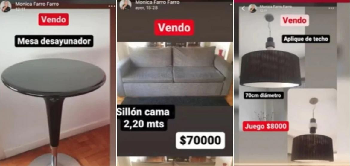 Mónica Farro vende sus inmuebles. Foto: NA.