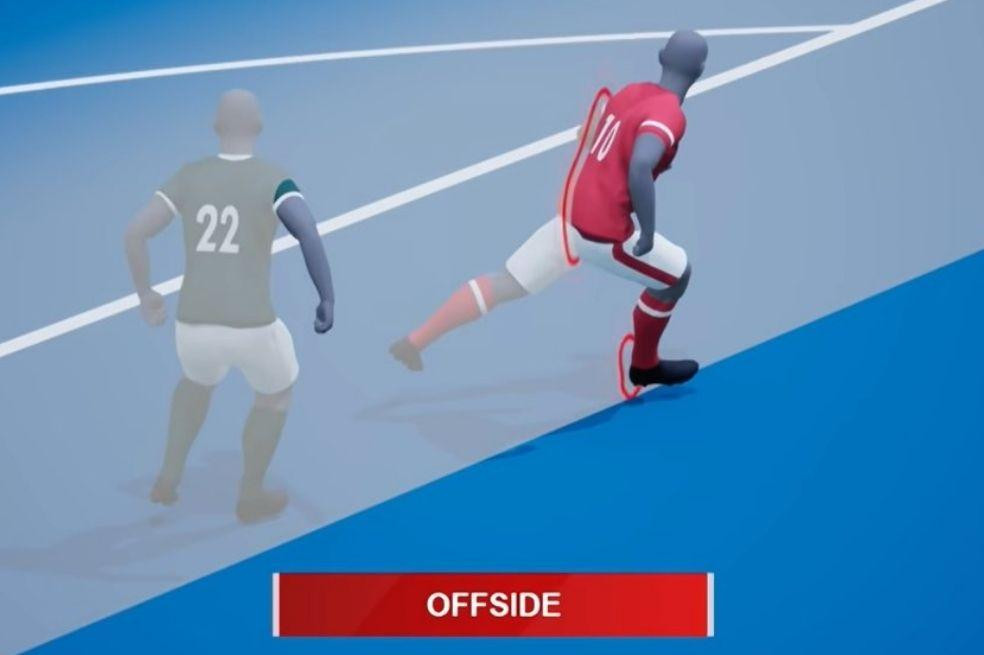 Tecnología semiautomática del fuera de juego. Foto: FIFA.