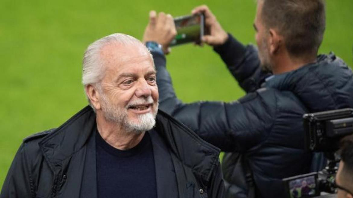 Aurelio de Laurentiis, presidente de Napoli. Foto: EFE.