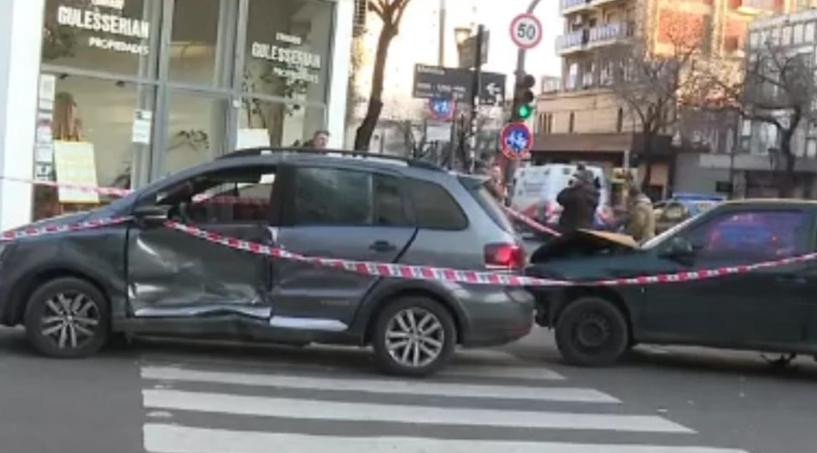 Accidente en Palermo. Foto: NA.