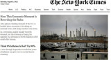 Artículo sobre inflación en Argentina del The New York Times. Foto: TNYT