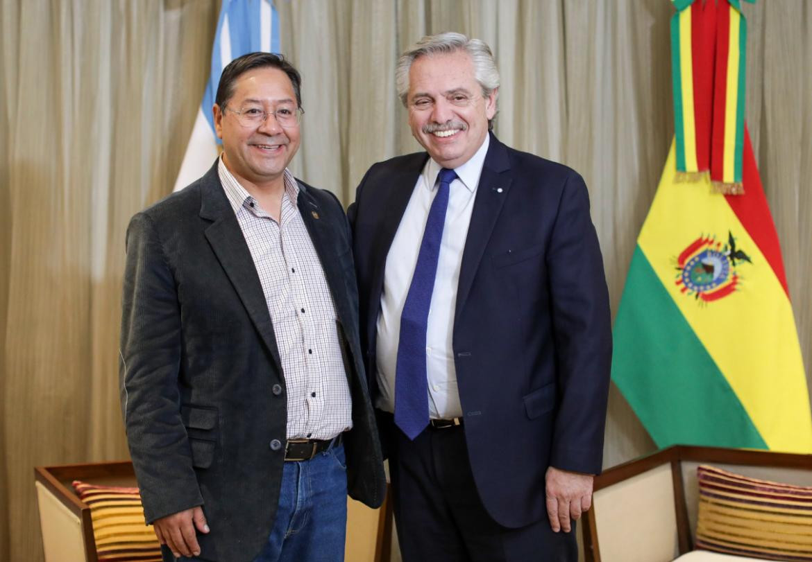 Luis Arce y Alberto Fernández. Bolivia y Argentina, Redes sociales