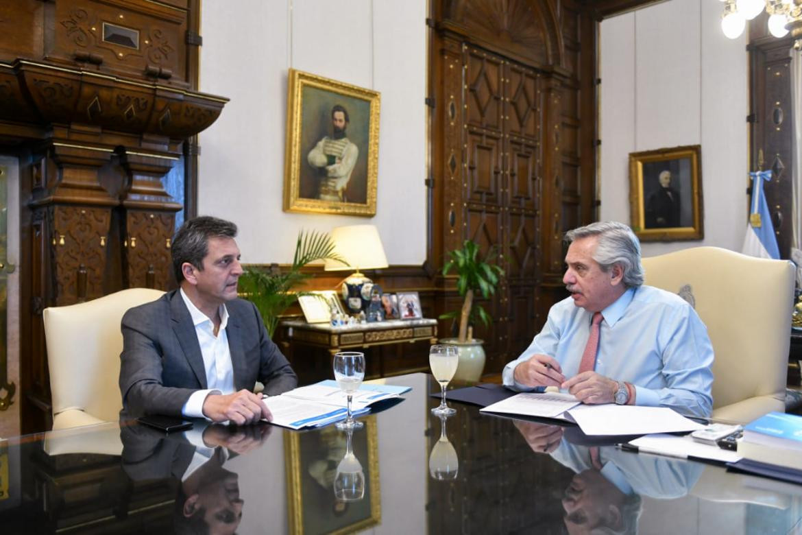 Sergio Massa y Alberto Fernández, NA