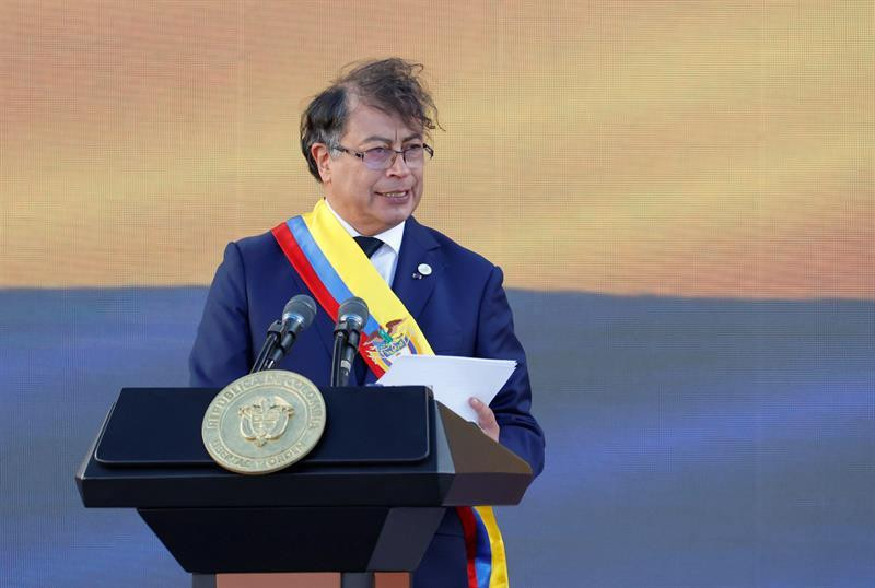 Gustavo Petro, presidente de Colombia. Foto: EFE