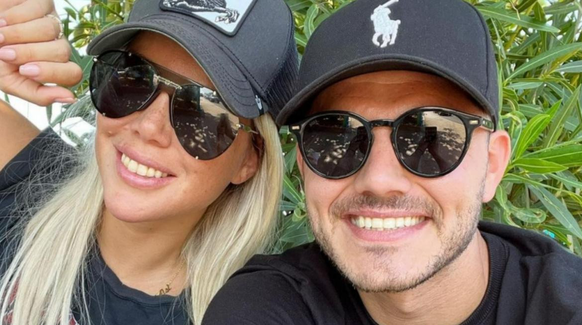 Wanda y Mauro juntos otra vez. Foto: Instagram/mauroicardi.