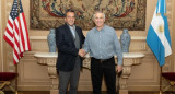 Sergio Massa y Marc Stanley, embajador de Estados Unidos, foto Twitter