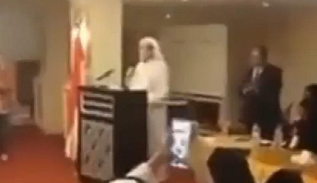 Muhammad Al-Qahtani, embajador árabe, foto captura de video