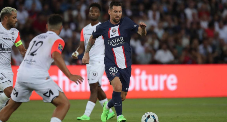 Lionel Messi, PSG vs Montpellier. Foto: EFE.