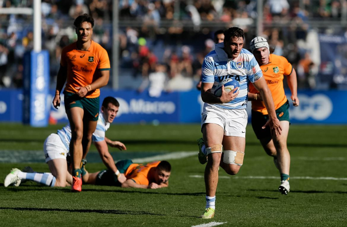 Los Pumas vs Australia. Foto: NA.