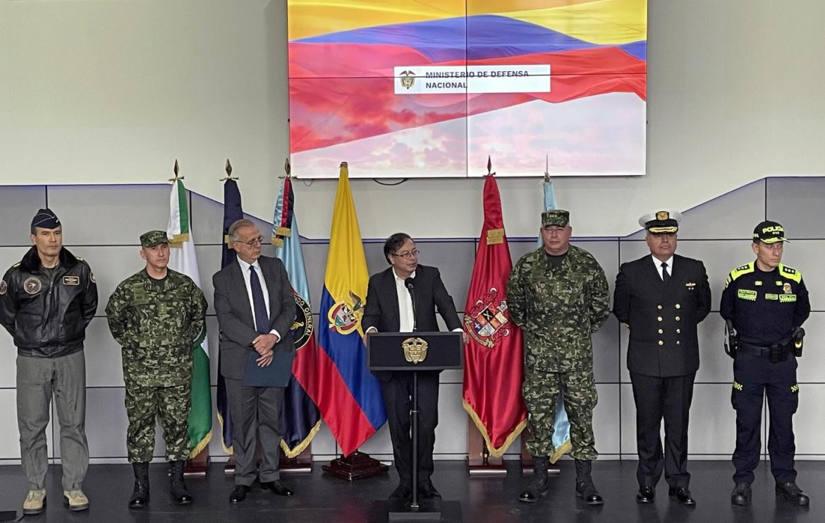 Gustavo Petro, cúpula militar y policial, Colombia, EFE