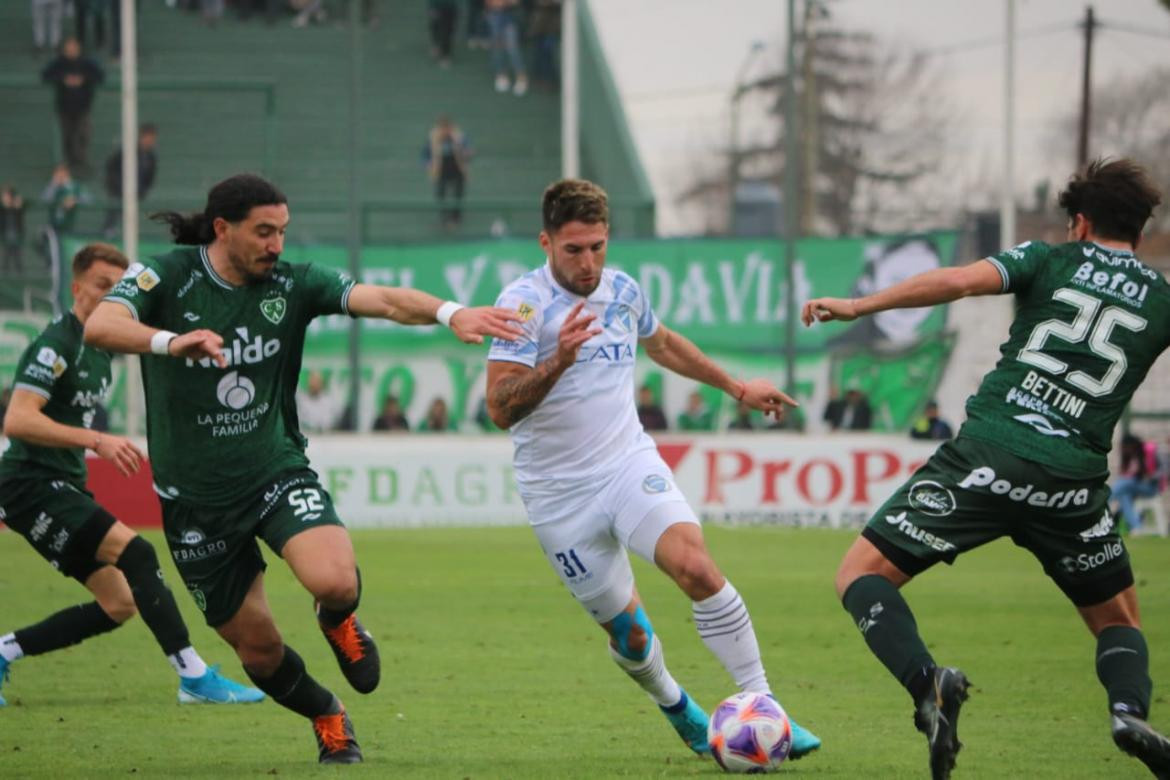 Liga Profesional de Fútbol, Sarmiento vs. Godoy Cruz. Foto: @ClubGodoyCruz.