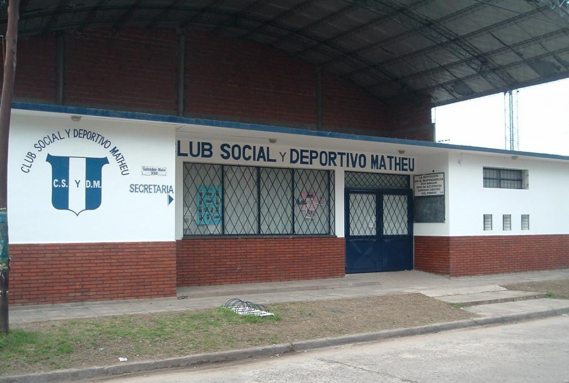 Club social y deportivo, foto La Voz de Matheu