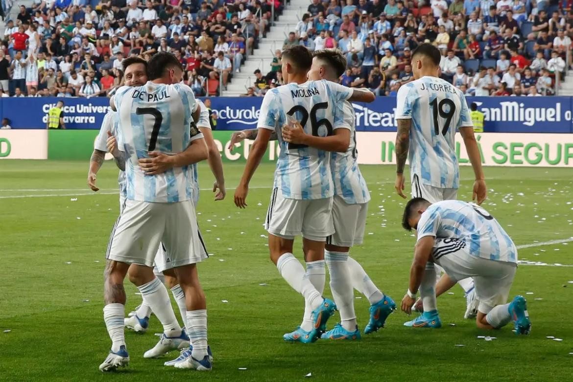 Selección Argentina. Foto: EFE.