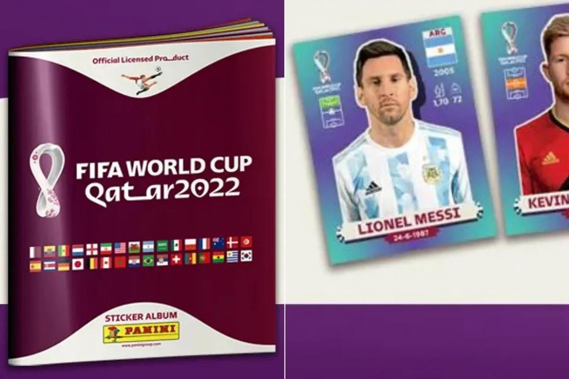 Álbum de figuritas del Mundial de Qatar 2022. Foto: Panini.