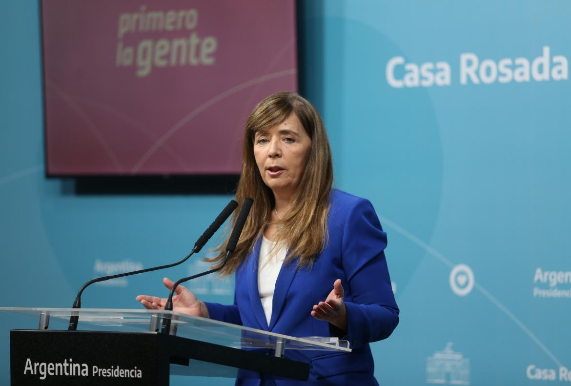 Gabriela Cerruti, portavoz presidencial. Foto: NA.