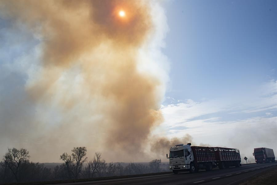 Incendio Delta Paraná_ Foto Efe