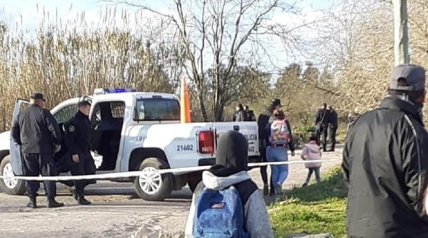 Hombre asesinado en Merlo. Foto: NA.