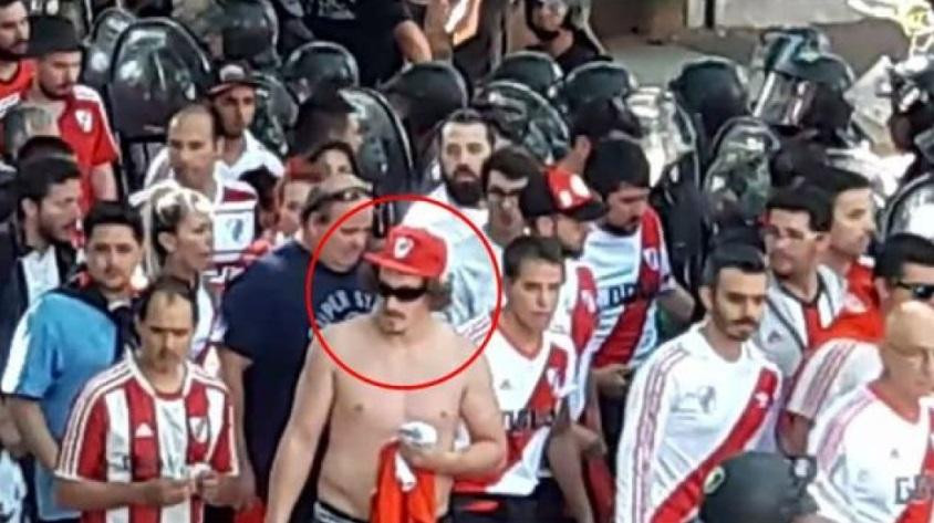 Hincha de River detenido, NA