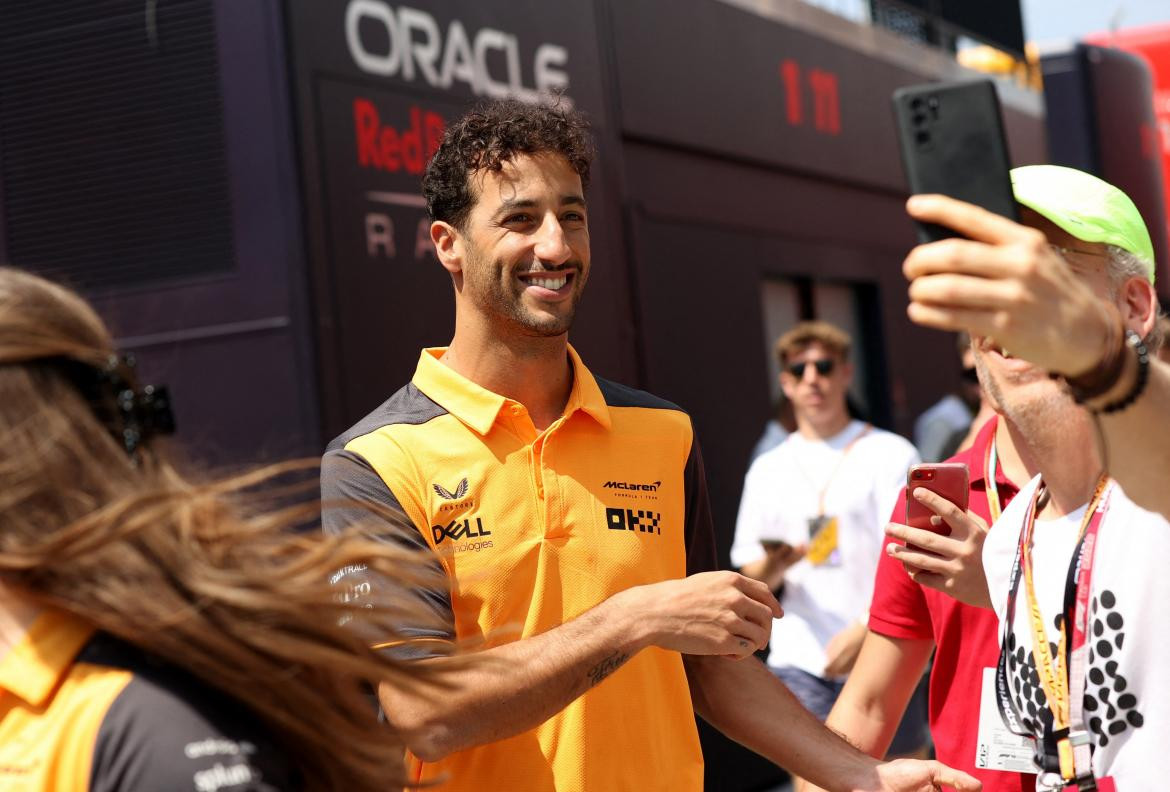 Daniel Ricciardo en McLaren. Foto: REUTERS.