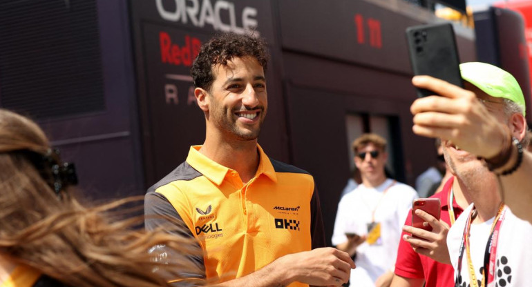 Daniel Ricciardo en McLaren. Foto: REUTERS.