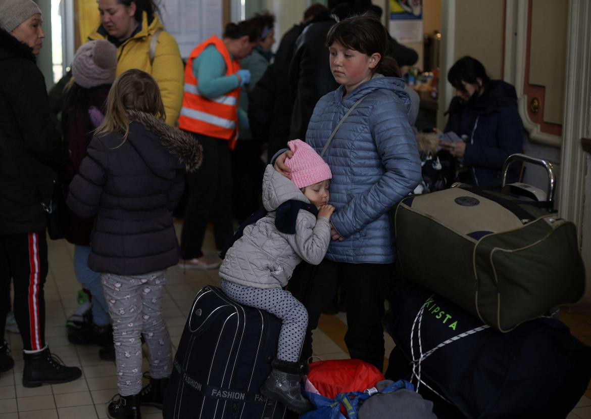 Guerra Ucrania y Rusia_ Foto Reuters. Refugiados. 