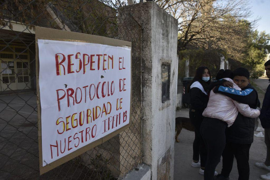 Colegio tomado en Córdoba. Foto: La Voz.