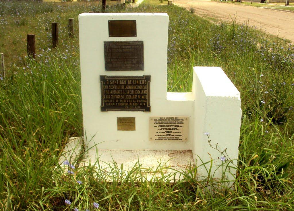 Recordatorio del antiguo cementerio en Cruz Alta Córdoba