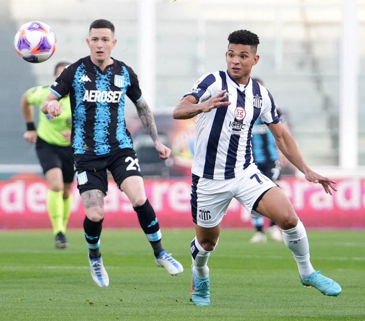 Talleres vs Racing, Liga Profesional. Foto: NA.