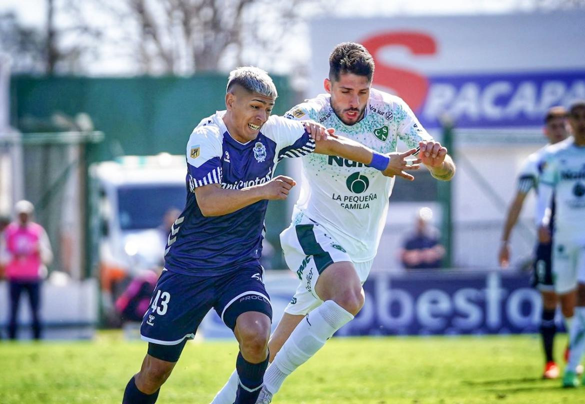 Sarmiento vs. Gimnasia, foto NA