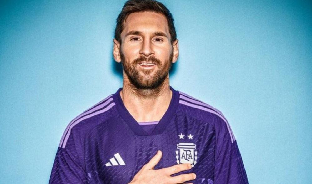 Lionel Messi, nueva camiseta alternativa de la Selección, Foto Adidas